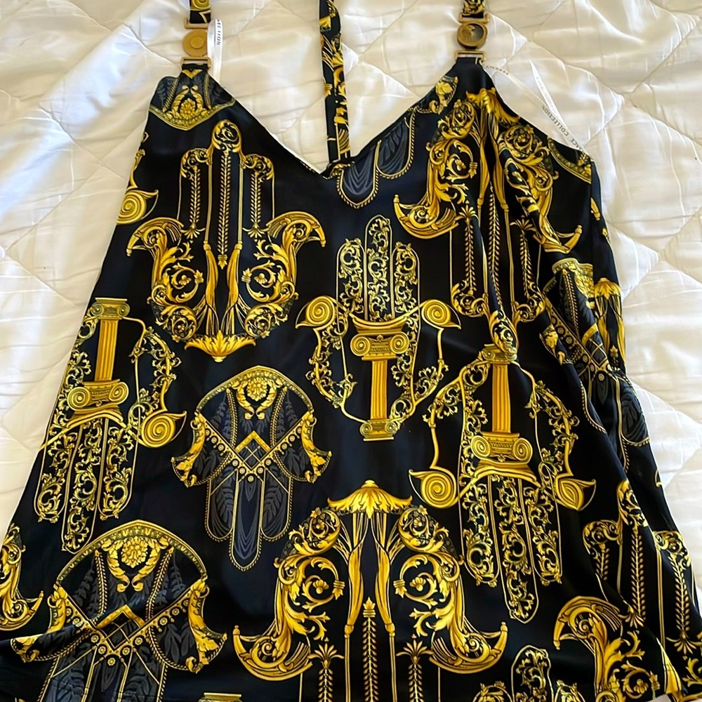 RARE- Versace Medusa 95 Sleeveless Top